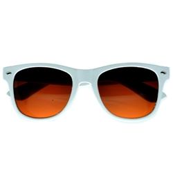 Blue Blocking UV Ray Wayfarer Sunglasses#2229White