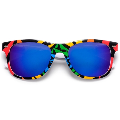colorful wayfarer sunglasses