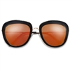 Retro Glamour Bold Alluring Cat Eye Silhouette Sunglasses