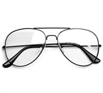 Classic Iconic Aviator Clear Lens #8712