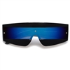 Futuristic Tron Shield Wrap Around Costume Sunglasses