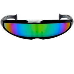Cyclops Visor Shield Futuristic Costume Sunglasses