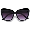 Oversized High Fashion Designer Inspired Bold Cat Eye Sunglasses