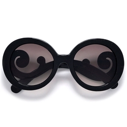 Baroque 55mm Women's Round Fashion Sunglasses