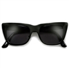 Ultra Slim Premium Quality Full Metal Squared Frame Cat Eye Fashion Sunglasses