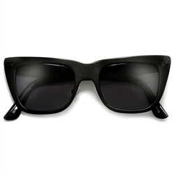 Ultra Slim Premium Quality Full Metal Squared Frame Cat Eye Fashion Sunglasses